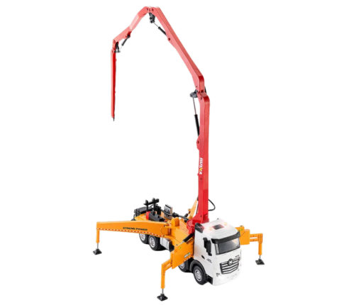 RC Huina Concrete Mixer Truck Remote Controlled Yellow 1:18