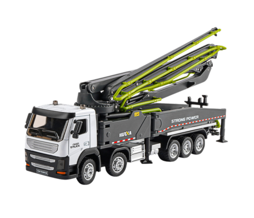 RC Concrete Mixer Truck Remote Controlled Huina Gray 1:18