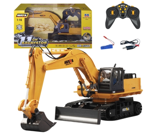 Huina 1:16 RC Crawler Excavator Rotating Cabin Remote Controlled