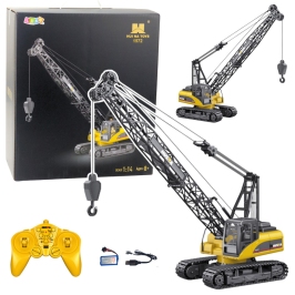 Crawler Crane Remote Control RC Crane Lights Sound Huina 1:14