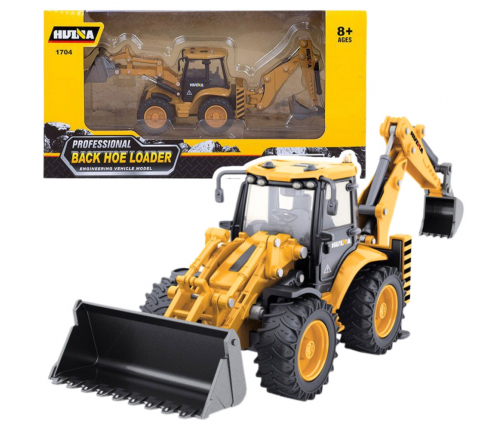 Telescopic handler metal Huina yellow 1:50