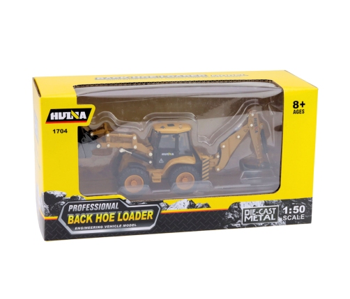 Telescopic handler metal Huina yellow 1:50