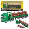Timber Transporter Metal Huina 1:50 Green Timber Transporter Metal Huina 1:50 Green