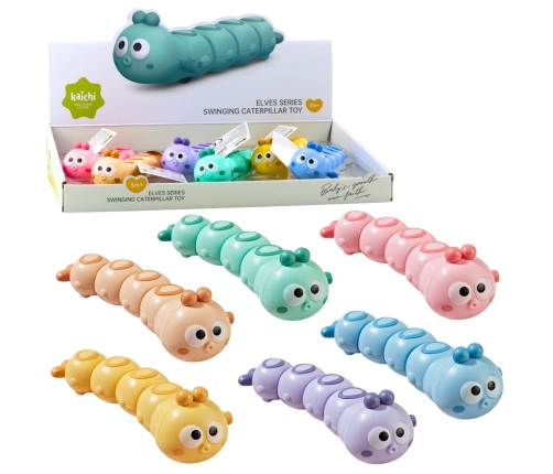 Riding Caterpillar Earthworm Wind-Up Toy Colors