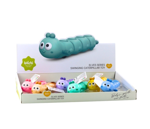 Riding Caterpillar Earthworm Wind-Up Toy Colors