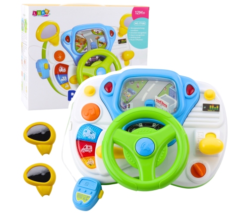 Driving Simulator Educational Steering Wheel Interactive Sounds Lights