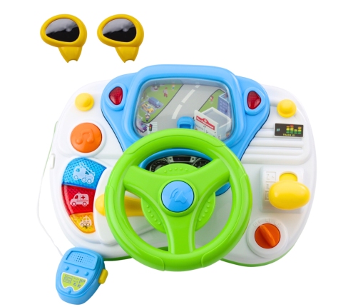 Driving Simulator Educational Steering Wheel Interactive Sounds Lights