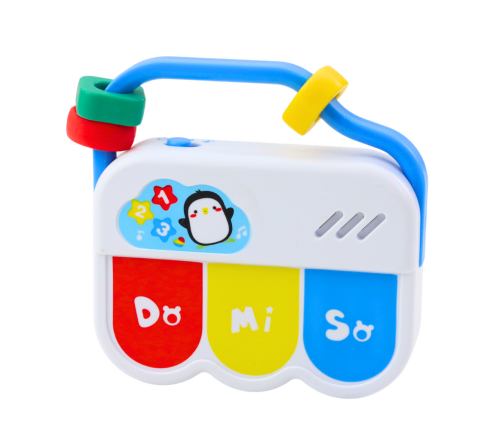 Set of musical toys for toddlers. Telephone, tambourine, keys, sounds, 3 pcs.