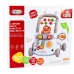 Educational Walker Interactive Pusher Blocks Clock Gears Gray