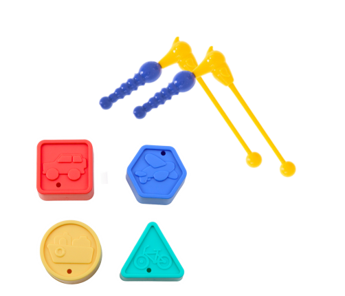 Educational House Interactive Cube Rattle Sorter Sounds Colorful