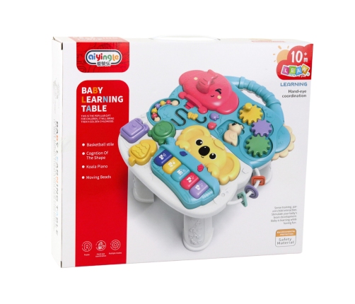 Educational Table Interactive Musical Sensory Pink