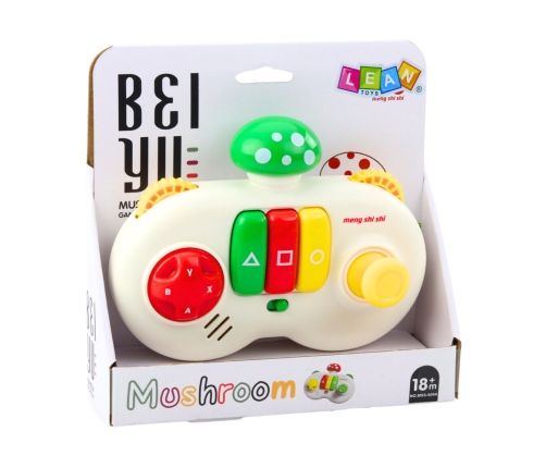 Console Pad Interactive Sensory Mushroom For Kids Lights Sounds