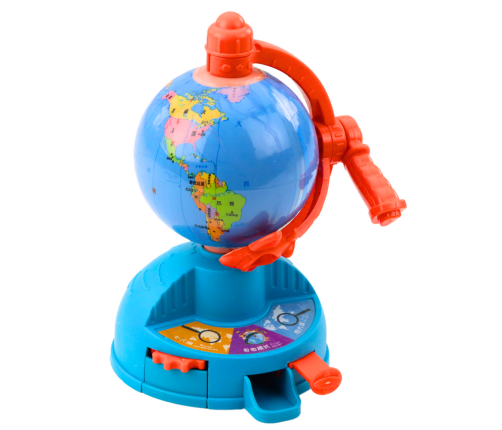 Mini Globe Rotating Gear Moving Plane