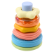 Tower of Wheels Sensory Puzzle for Toddlers Pastel 17cm