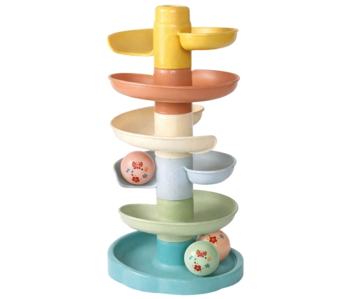 Slide Track For Balls Educational Balls with Rattles 7 Levels