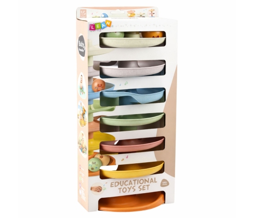 Slide Track For Balls Educational Balls with Rattles 7 Levels