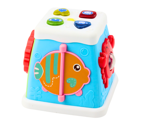Educational Cube Multifunctional Interactive Lights Sounds