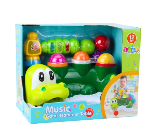 Arcade Game Ball Knocker Slide Hammer Interactive Crocodile