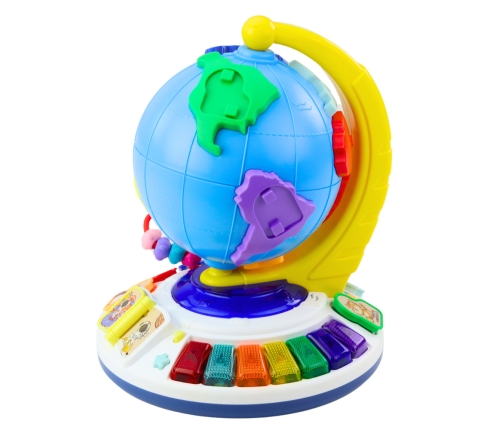 Interactive Educational Musical Globe For Toddlers Continents Animals