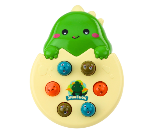 Mini Whack A Mole Dinosaur Egg Skill Game Green