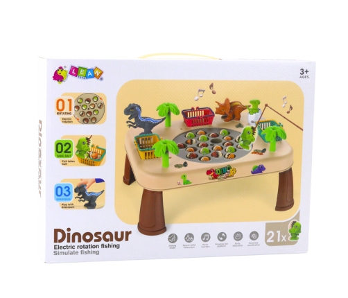 Electric Dinosaur Catching Table with Rotating Sounds