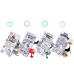 Set of Soft Educational Sensory Books for Toddlers 4pcs