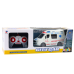 Remote Control Ambulance RC Lights Sounds 1:20 White
