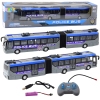 RC Police Articulated Bus Remote Controlled Lights Gray 1:32 RC Police Articulated Bus Remote Controlled Lights Gray 1:32