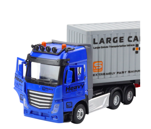 Remote Controlled Transport Truck With Container RC 1:24
