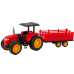 RC Remote Controlled Farm Tractor With Trailer Red