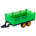 RC Green Remote Controlled Farm Tractor With Trailer
