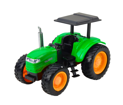 RC Green Remote Controlled Farm Tractor With Trailer