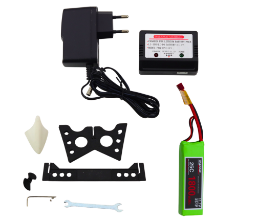 Boat Motorboat FT012 Remote Controlled RC Black 50km/h 2.4G