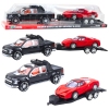 Set of Off-Road Car Black Tow Truck Red Sports Car 59cm Set of Off-Road Car Black Tow Truck Red Sports Car 59cm