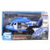 Police Helicopter Hook Stretcher Lights Sounds Blue 1:16