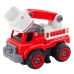 Fire Truck with Turning Boom, Remote Controlled, 2-in-1 Screwdriver