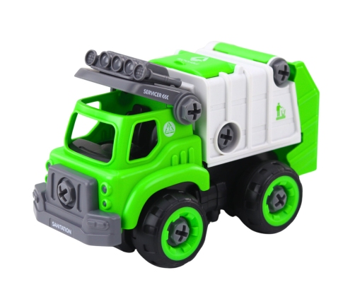 Garbage Truck Remote Controlled RC Screwdriver Green 2 in 1