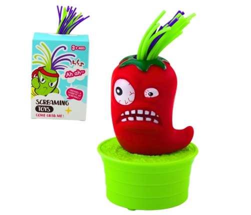 Screaming Vegetables Interactive Figurines Colorful Hair Mix