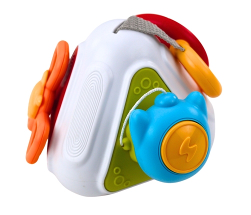 Educational Manipulative Sensory Cube for Toddlers, Colorful 5-in-1