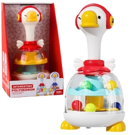 Spinning Top with Balls, Slide for Balls, Red Goose Spinning Top with Balls, Slide for Balls, Red Goose