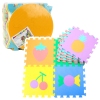 Soft Puzzle Mat Educational EVA Foam Fruits Sweets Colorful 16 pcs. Soft Puzzle Mat Educational EVA Foam Fruits Sweets Colorful 16 pcs.