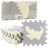 Soft Puzzle Educational Mat Playpen EVA Foam Beige Gray 25 pcs. Soft Puzzle Educational Mat Playpen EVA Foam Beige Gray 25 pcs.