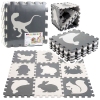 Soft Puzzle Educational Mat Dinosaurs EVA Foam Beige Gray 9 pcs. Soft Puzzle Educational Mat Dinosaurs EVA Foam Beige Gray 9 pcs.