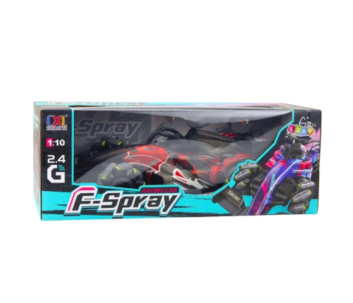 F-Spray Remote Controlled RC Racer 1:10 Lights Sounds Steam Red