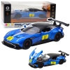 Metal Sports Car Lights Sounds Drive Blue 1:22 Metal Sports Car Lights Sounds Drive Blue 1:22