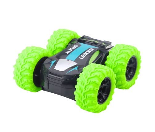 Remote Controlled RC Stunt Car 360° Spins Green