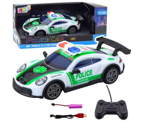 RC Drift Police Sports Car with LED Lights 1:22