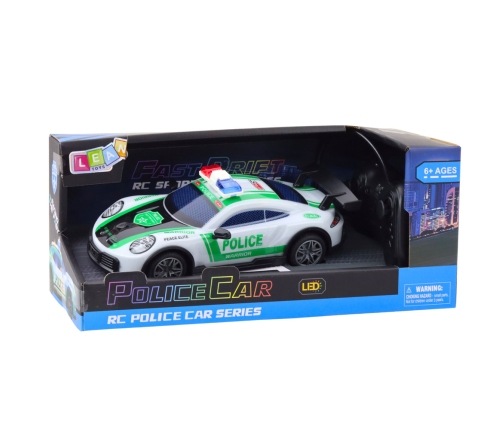 RC Drift Police Sports Car with LED Lights 1:22
