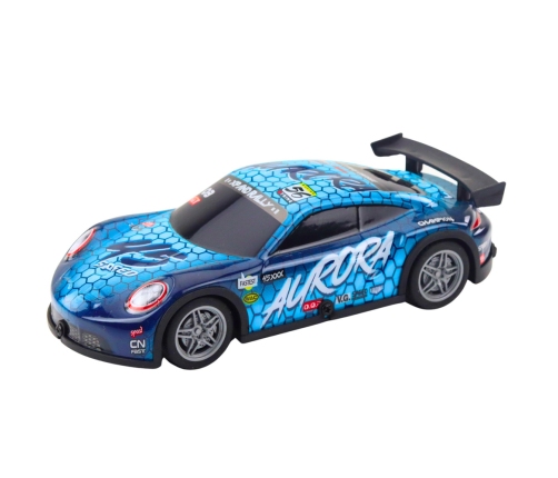 RC Racing Car with Lightning Shell, Blue