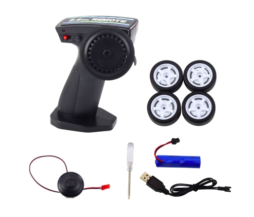 RC Remote Control Sports Car Illuminated Drift Body Green